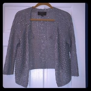 Mohair blend sweater with sequins